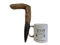 Alternative view of Vintage French Dibber Seed Planting Hole Making Gardener Tool Gift Present Vine Wood circa 1920-40's