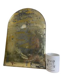 Alternative view of Vintage Moroccan Wall Hanging Mirror Brass Copper Silver Metal Glass One-Off Hand Made Decorative Cloakroom c1970-80's