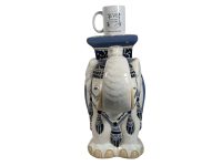 Alternative view of Vintage Chinese Large Elephant Blue Brown Ceramic Pot Stand Plinth Rest Large Vase Pot Support Display Heavy c1980-90's