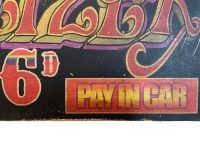 Alternative view of English Ride The Waltzers Reproduction Sign Display Fairground Circus Attraction Wall Decor On Wooden Board