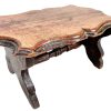 Bench Stool Footrest Antique French Traditional Worn Weathered Milking Small Stand Rest Plinth Seating Tabouret c1920-30's