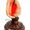 Vintage French Handmade Sea Shell Electric Lamp Light Desk Table Sideboard circa 1940-50's