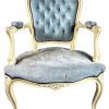 Antique French Louis XV Styled Project Chair Cushioned Chair Wooden Needing Repair Refurbishment Seating c1910-20's