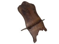 Vintage French Large Wood Menu Book Programme Art Work Magazine Leaflet Stand Rest Display Restaurant Cafe Traditional c1950-60's