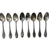 Antique French Lot Spoons Cutlery Silverware Flatware Others Available Restaurant Wedding Pewter Nickel circa 1900-1910's