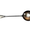 Antique French Large Serving Spoon Ladle Cutlery Silverware Flatware Others Available Restaurant Wedding Pewter Nickel c1900-1910's