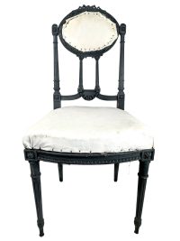 Antique French Regency Styled Partly Refurbished Cushioned Chair Wooden Awaiting Upholstery Rest Seating c1910-20’s 3
