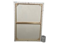 Alternative view of Vintage French "Universal" Acrylic Painting On Canvas Wall Decor Decoration Pour Orange Drip Splatter by John Francis c2000's