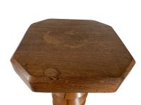 Alternative view of Vintage French Screw Stand Plinth Wine Press Style Leg Tall Plinth Table Wooden Wood Flower Pot Ornament Display Tabouret c1960-70's