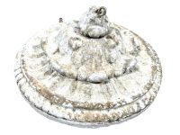 Antique French Plaster Ceiling Rose Light Surround Ceiling Decoration c1850-1880's