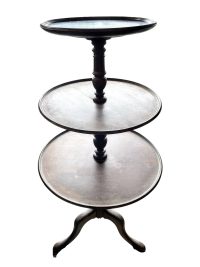 Antique French Traditional Worn Weathered Damaged Horseshoe Shaped Top Tall Stand Rest Plinth Tabouret c1920-30’s