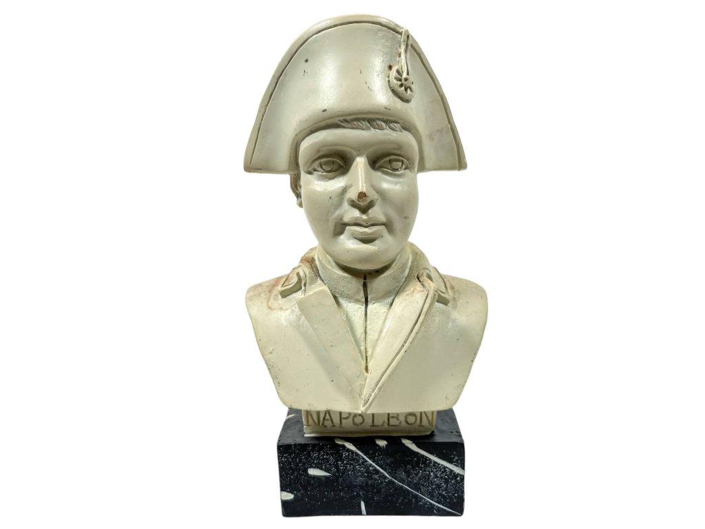 French Napoleon Bust Small Resin Figurine Display Ornament circa 1970-80’s