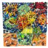 WOW Mixed Media Collage Flower Vase 3D Sculpture Art Work Toys Bits & Pieces Look Closely Sunflowers Wall Decor Decoration - Caroline Baete
