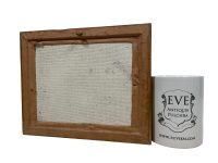 Alternative view of Vintage French Flowers In Basket Acrylic Daisy Painting On Board With Gold Wooden Frame Portrait Signed c1970-80's