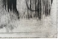 Alternative view of Vintage Painting "It's Coming" Original Oil On Canvas Large Wall Decor Decoration By Unknown Artist c1980's