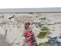 Alternative view of Vintage Painting & Plaster Art "Hope" Original Mixed Media Painting On Board Large Wall Decor Decoration By Unknown Artist c1990's