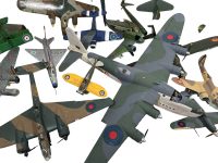 Alternative view of Vintage Model Aeroplane Built Kits Kit Figurine Plastic Collection Job Lot With Damage Toy Toys c1970-80's