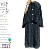Vintage French Theatre Sherlock Holmes Costume Dark Green Blue Tartan Coat Cloak Cape Decor Display Prop France circa 1940s