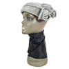Vintage French Grey Draped Velvet Knot Cap Hat Theatre Prop 1940-50's