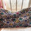 Vintage Bedouin Berber Moroccan Nomad Rectangular Pillow Pillows Bed Chair Sofa circa 1970-80's