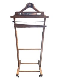 Vintage French Formax Valet Butler Stand Trouser Clothes Hanger Suit Costume Bedroom Hotel Decor Storage Office 1970-80's