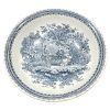 Antique French Chinese Inspired Large Bowl Dish Plate White Blue Serving Table Decoration c1900's