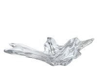 Vintage French Glass Small Serving Dish Pot Bowl Catch-All Vase Display Prop Dining c1960-70's