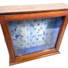 Antique French Wood Wooden Display Cabinet Case Display Ornament Storage Box Stand Decor c1910-20's
