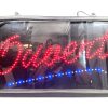Vintage French Animated LED Open Ouvert Shop Sign Retail Commercial c2000