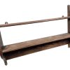 Wall Shelf Unit Vintage French Wooden Stand Wood Side Wall Plinth Ornament Display Hanging Shelves c1940-50's