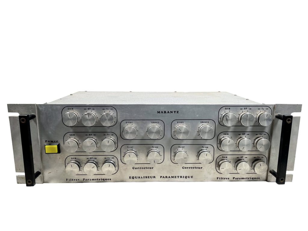 Vintage French Marantz Sound Equaliser Equaliseur Parametrique Sound Studio Radio Station Electrical Electronics circa 1970-80’s