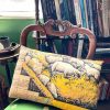 Vintage Calendar 1975 Cotton Pillow Sheep signed Locatelli Pillows Bed Chair Sofa circa 1990's