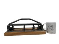 Alternative view of Vintage Hole Punch Office Fully Adjustable 4 Hole Puncher Punch Soennecken Nr. 240 Tool circa 1960-70's