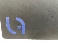 Alternative view of Vintage French Abstract Acrylic Painting "Matilde AKA Mat" On Wood Board Cubism Style Wall Decor Decoration c2000