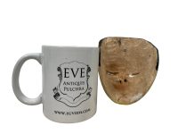 Alternative view of Vintage Indonesian Topeng Java Dance Mask Reproduction Wall Ornament Decorative Wooden Ornament Decor Carving Sculpture Art c1970-80's