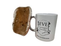 Alternative view of Vintage Japanese Man Small Mask Wall Ornament Decorative Wooden Ornament Decor Carving Sculpture Art c1970's