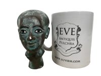 Alternative view of Vintage Egyptian Armana Princess Plaster Reproduction Of Ancient Egyptian Figurine Small Ornament Display Decor Stone c1980-90's