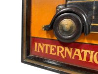 Alternative view of Vintage Motor Festival 1920 Reproduction International Exhibition 3D Sign Board Shop Kitchen Sign Wall Hanging Display c1990's