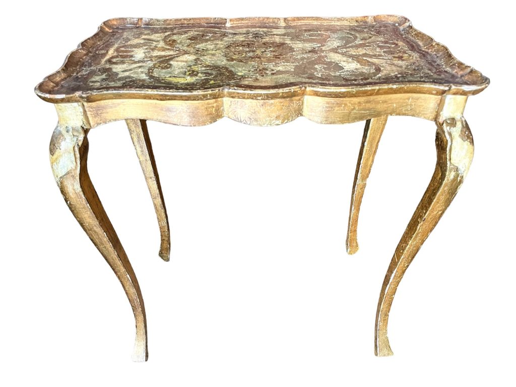 Vintage Italian Florentine Table Traditional Wooden Display Rest Stand Plinth Tabouret DAMAGED REPAIRED c1930-40’s