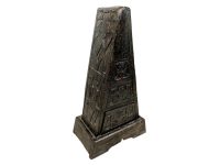 Vintage Asian Pyramid Chest Of Drawers Unit Brown Varnished Wood Wooden Storage Cabinet Small Store Desk Tidy circa 1980-90's