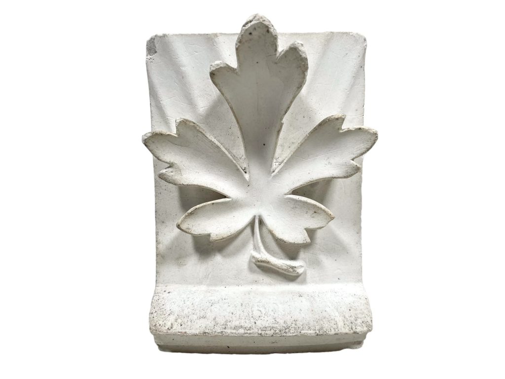 Vintage French Plaster Leaf Moulage Detail Mould Cast Wall Hanging Moulding Display Ornament Structural circa 1960-70’s