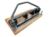 Vintage Hole Punch Office Fully Adjustable 4 Hole Puncher Punch Soennecken Nr. 240 Tool circa 1960-70's