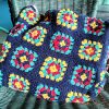 Vintage French Crochet Topped Decorated Woven Pillow Case Rectangular Cushion Pillow Cover Pillows Bed Chair Sofa circa 1970's