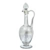 Vintage French Glass Drinks Decanter Caraffe With Stopper Wine Spirits Water circa 1980's