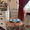 Antique French Pastel Tapestry Pillow Case Cushion Cover Art Noveau Couch Bed Chair or Sofa circa 1910-20's