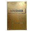 Vintage French Large Loudmer Commissaires Priseurs Paris Auction House Plaque Large Brass Wall Mounted Address Plate circa 1950-60's