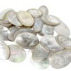 Antique Chinese Mother Of Pearl Collection Job Lot x 35 Mixed Oval Gaming Chips Counters Tokens Hand Engraved circa 1800-1850's