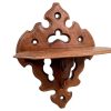 Vintage French Shelf Small Wooden Wood Wall Mounted Support Display Wall Hanging Display Decor Finishing circa 1950-60's