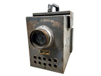 Vintage French Mollier Paris Spotlight Spot Light Theatre Stage Light Metal Electric Lamp Light circa 1950-60's