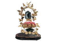 Antique French Large Globe de Mari??e Mairee Marriage Globe Wedding Gift Glass Dome Present Presentation Decorative circa 1850-1880's